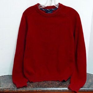 Lands' End Drifter Maroon Sweater...Size M...EUC